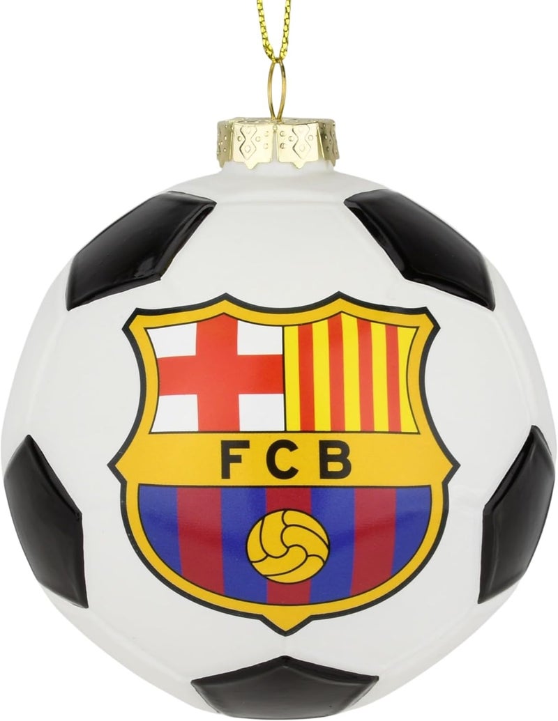 Tree Buddees x FC Barcelona Official Futbol Club Ornament - Barça Soccer Team Limited Edition (Glass Barca Ball) - Image 1